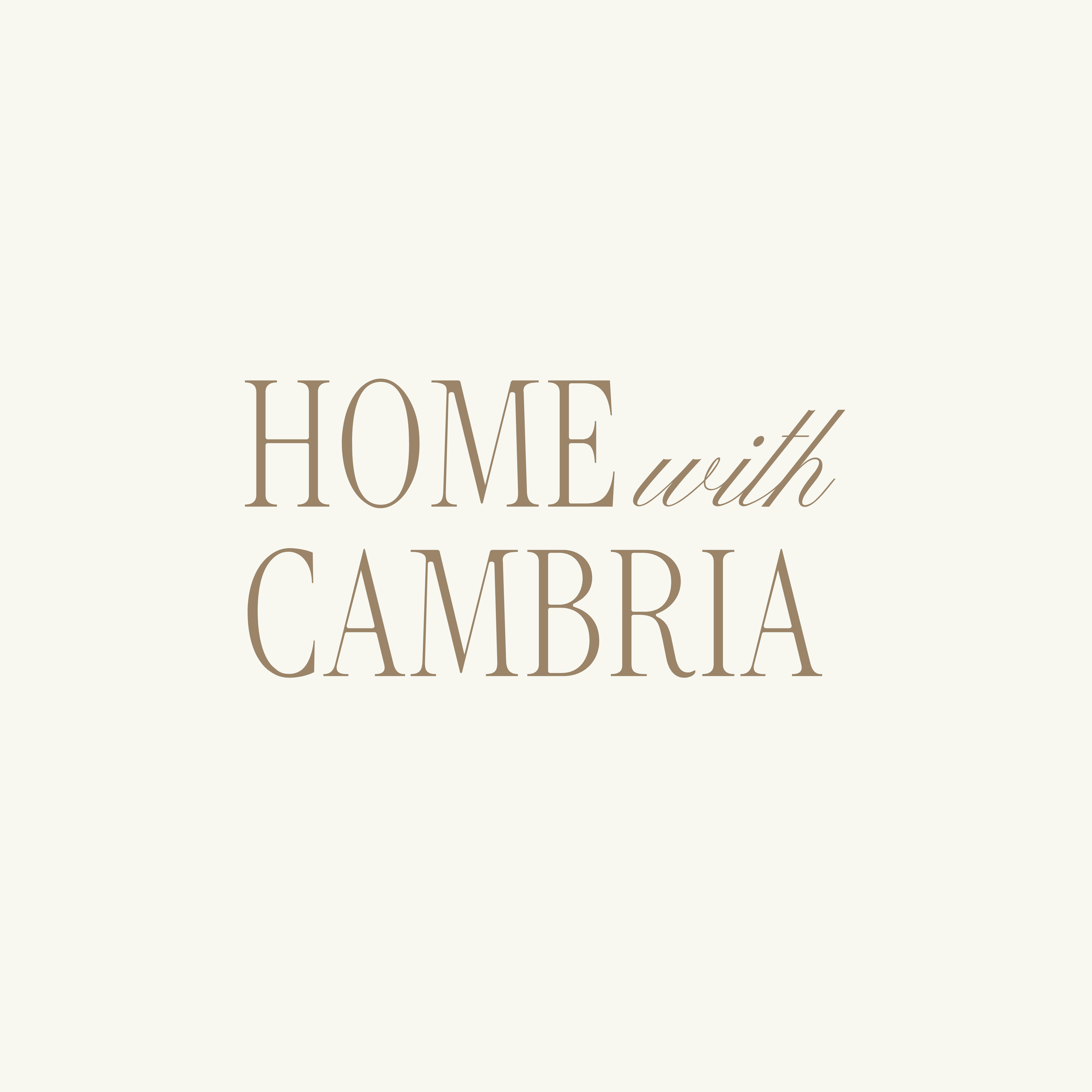 Home With Cambria